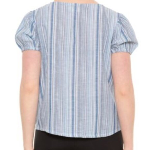 Lucky Brand Peasant Blouse Short Sleeve Various Sizes Brand NEW - Picture 4 of 4